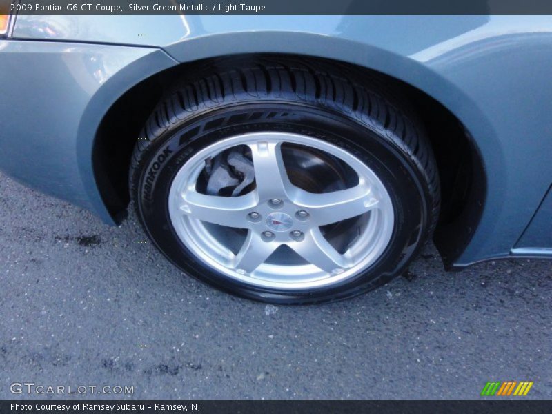 Silver Green Metallic / Light Taupe 2009 Pontiac G6 GT Coupe