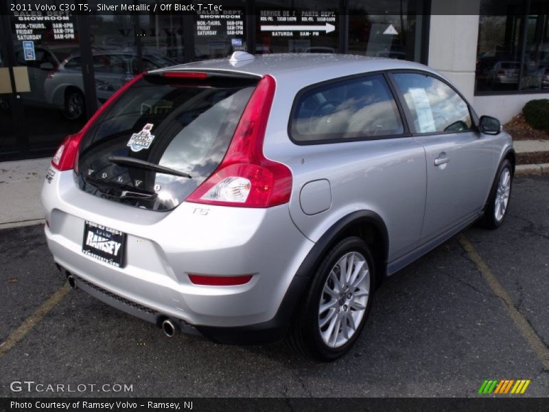 Silver Metallic / Off Black T-Tec 2011 Volvo C30 T5