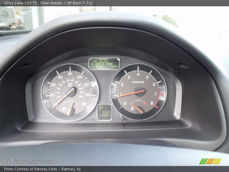 Silver Metallic / Off Black T-Tec 2011 Volvo C30 T5