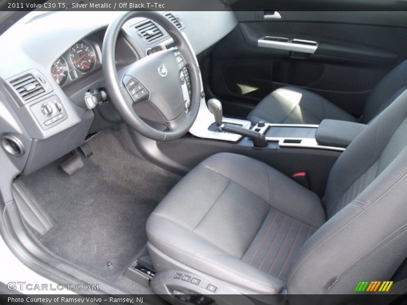 Silver Metallic / Off Black T-Tec 2011 Volvo C30 T5