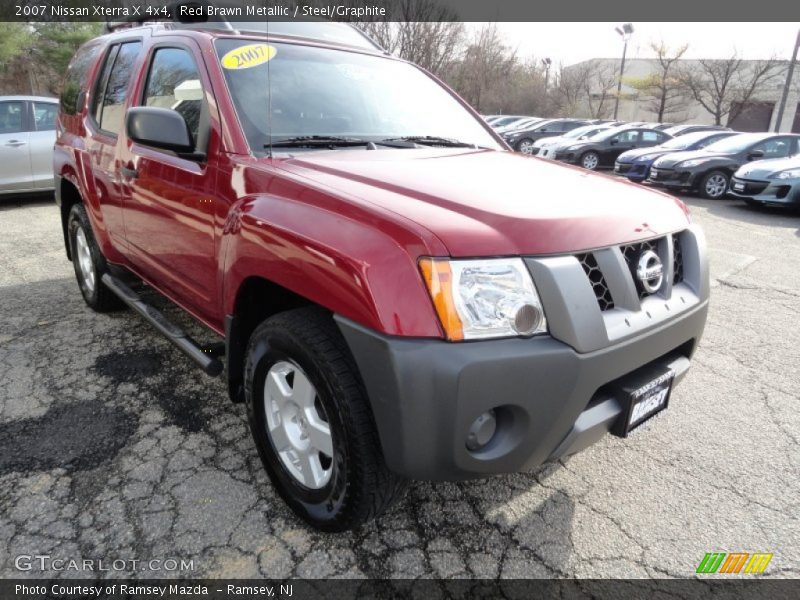 Red Brawn Metallic / Steel/Graphite 2007 Nissan Xterra X 4x4