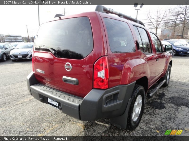 Red Brawn Metallic / Steel/Graphite 2007 Nissan Xterra X 4x4