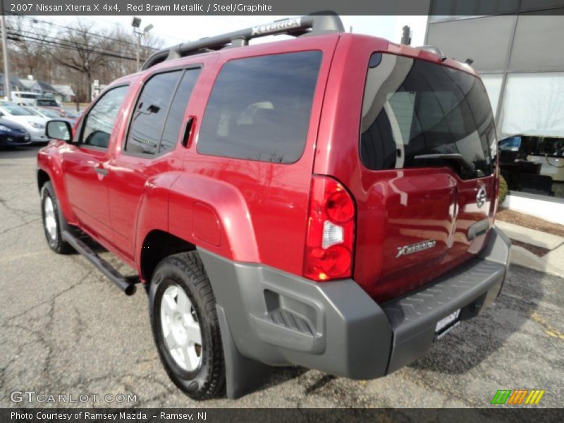 Red Brawn Metallic / Steel/Graphite 2007 Nissan Xterra X 4x4