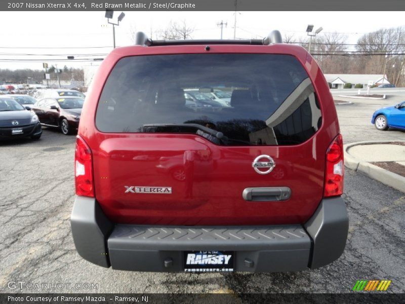 Red Brawn Metallic / Steel/Graphite 2007 Nissan Xterra X 4x4