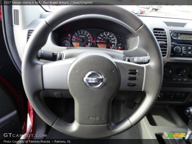 Red Brawn Metallic / Steel/Graphite 2007 Nissan Xterra X 4x4