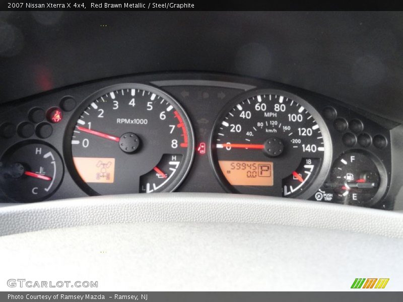  2007 Xterra X 4x4 X 4x4 Gauges