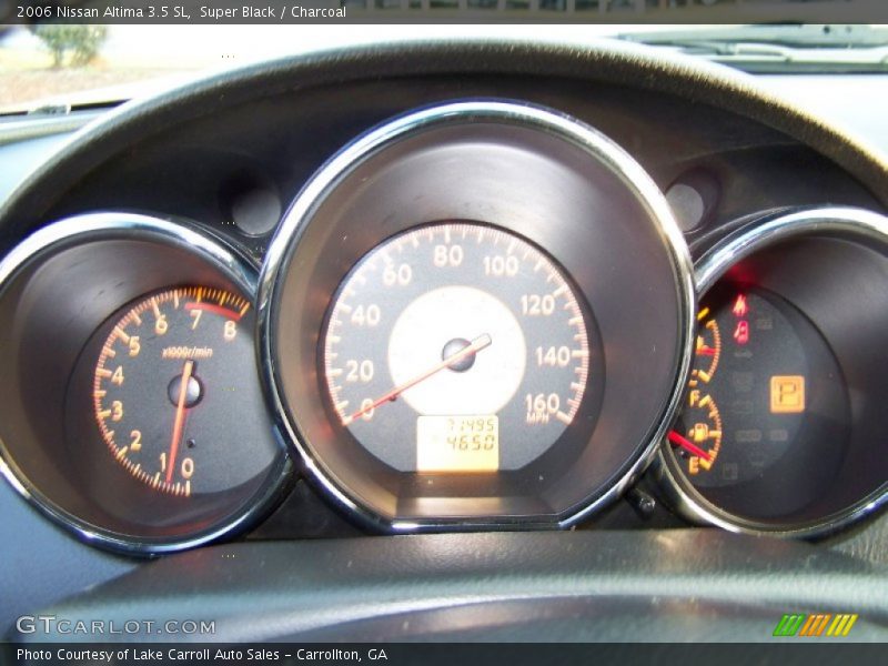 Super Black / Charcoal 2006 Nissan Altima 3.5 SL