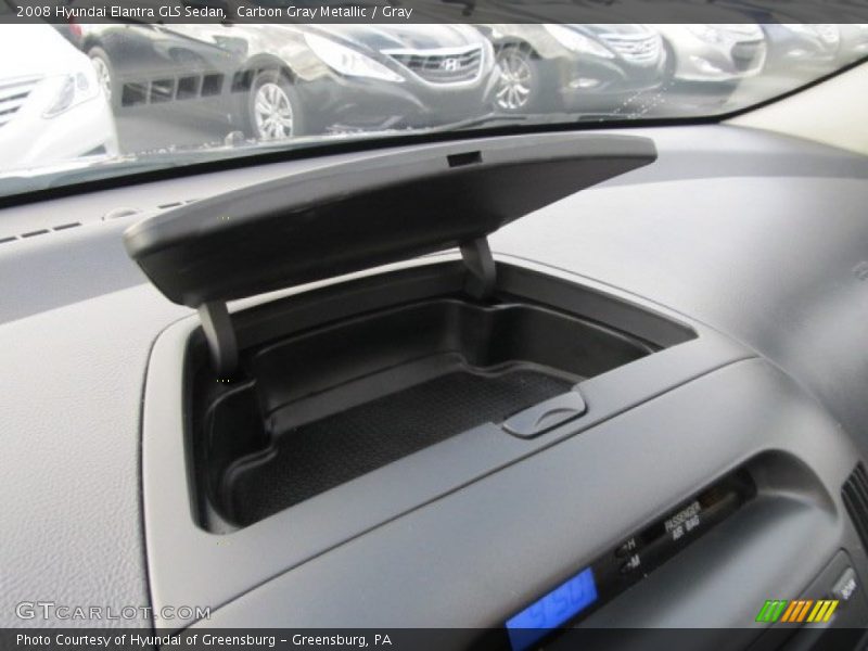 Carbon Gray Metallic / Gray 2008 Hyundai Elantra GLS Sedan