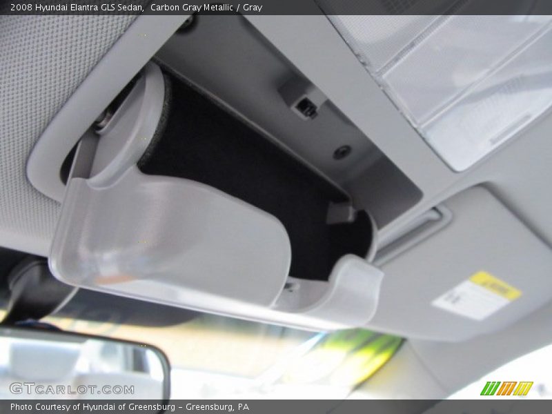 Carbon Gray Metallic / Gray 2008 Hyundai Elantra GLS Sedan