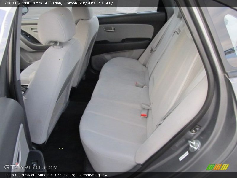 Carbon Gray Metallic / Gray 2008 Hyundai Elantra GLS Sedan