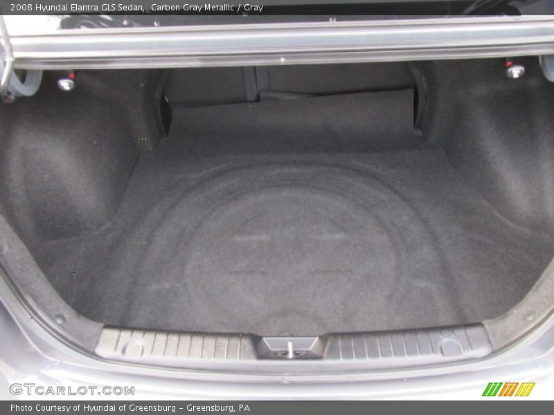 Carbon Gray Metallic / Gray 2008 Hyundai Elantra GLS Sedan
