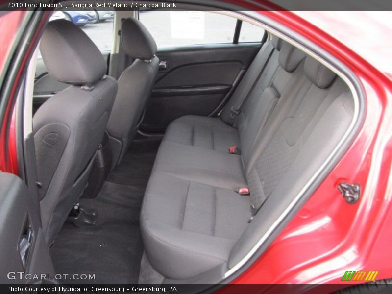 Sangria Red Metallic / Charcoal Black 2010 Ford Fusion SE