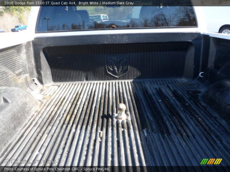 Bright White / Medium Slate Gray 2008 Dodge Ram 3500 ST Quad Cab 4x4