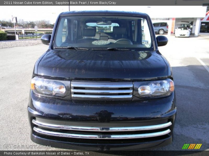 Sapphire Black Pearl / Krom Black/Gray 2011 Nissan Cube Krom Edition