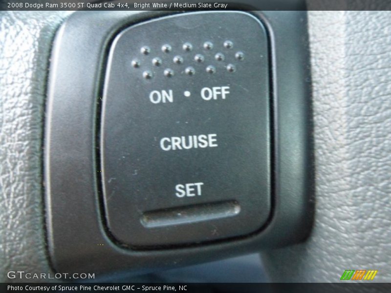 Bright White / Medium Slate Gray 2008 Dodge Ram 3500 ST Quad Cab 4x4