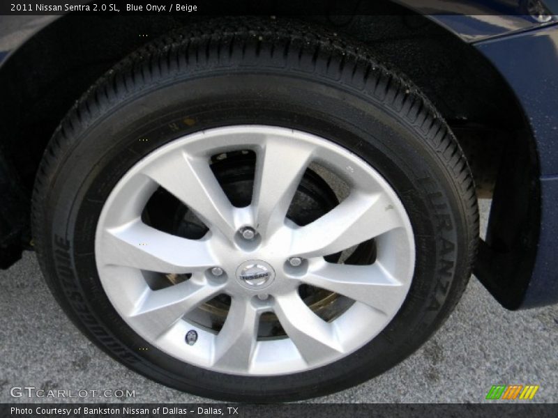 Blue Onyx / Beige 2011 Nissan Sentra 2.0 SL