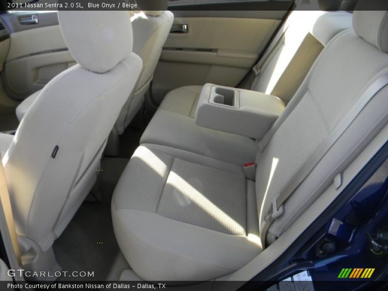 Blue Onyx / Beige 2011 Nissan Sentra 2.0 SL