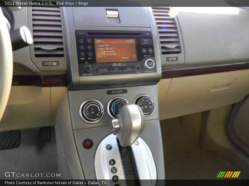 Blue Onyx / Beige 2011 Nissan Sentra 2.0 SL
