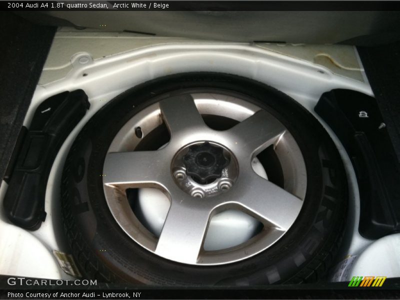 Arctic White / Beige 2004 Audi A4 1.8T quattro Sedan