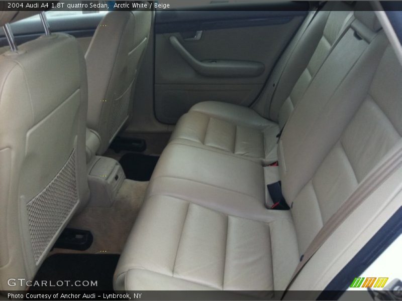 Arctic White / Beige 2004 Audi A4 1.8T quattro Sedan