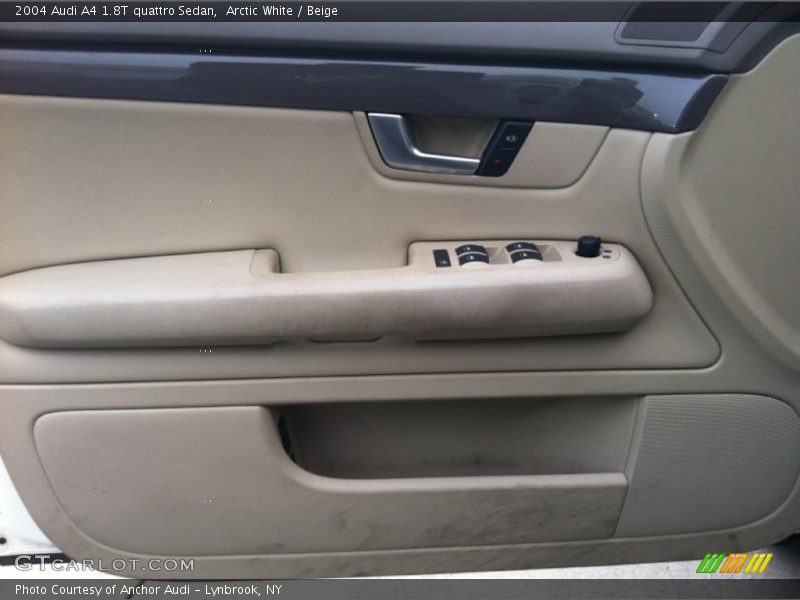 Arctic White / Beige 2004 Audi A4 1.8T quattro Sedan