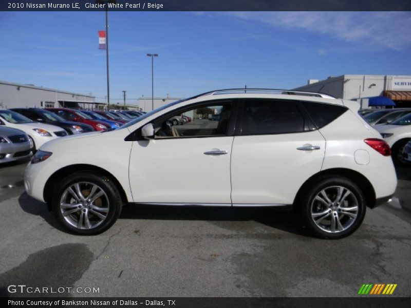 Glacier White Pearl / Beige 2010 Nissan Murano LE
