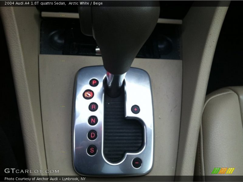 Arctic White / Beige 2004 Audi A4 1.8T quattro Sedan