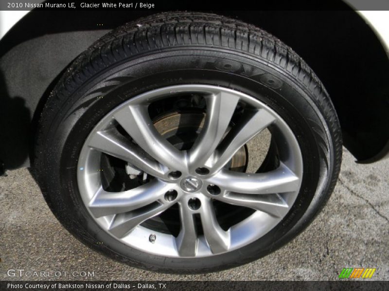 Glacier White Pearl / Beige 2010 Nissan Murano LE