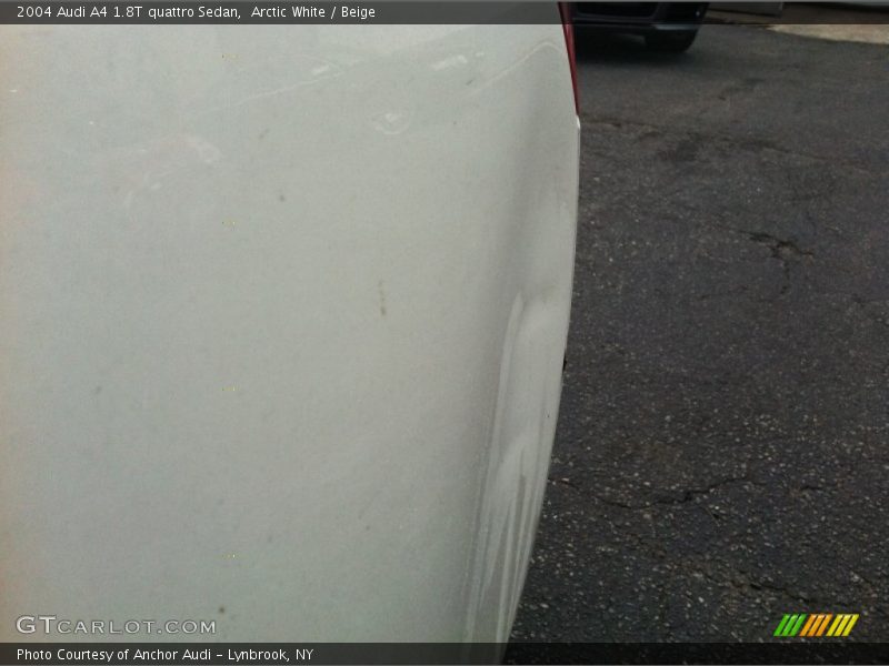 Arctic White / Beige 2004 Audi A4 1.8T quattro Sedan