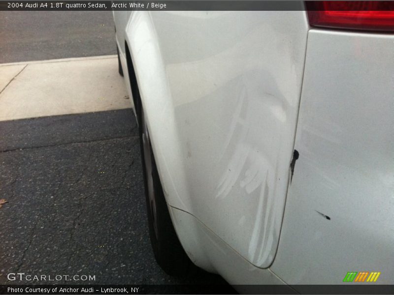 Arctic White / Beige 2004 Audi A4 1.8T quattro Sedan