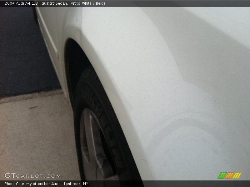 Arctic White / Beige 2004 Audi A4 1.8T quattro Sedan