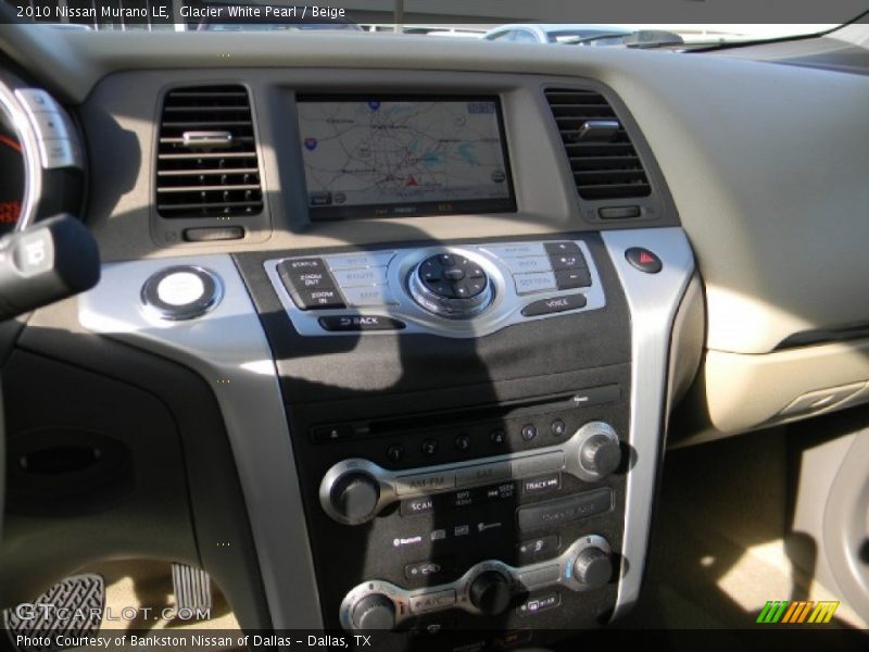 Glacier White Pearl / Beige 2010 Nissan Murano LE
