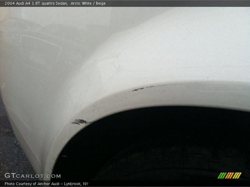 Arctic White / Beige 2004 Audi A4 1.8T quattro Sedan