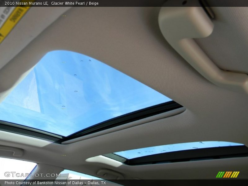 Glacier White Pearl / Beige 2010 Nissan Murano LE