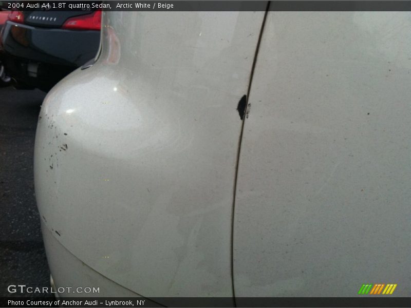 Arctic White / Beige 2004 Audi A4 1.8T quattro Sedan