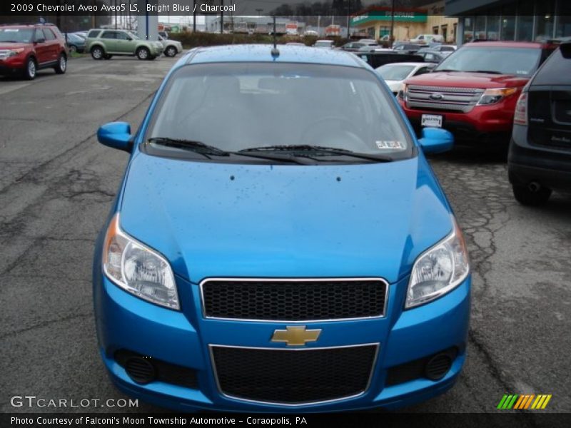 Bright Blue / Charcoal 2009 Chevrolet Aveo Aveo5 LS