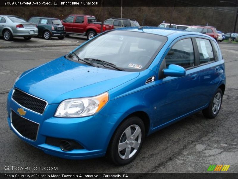 Bright Blue / Charcoal 2009 Chevrolet Aveo Aveo5 LS
