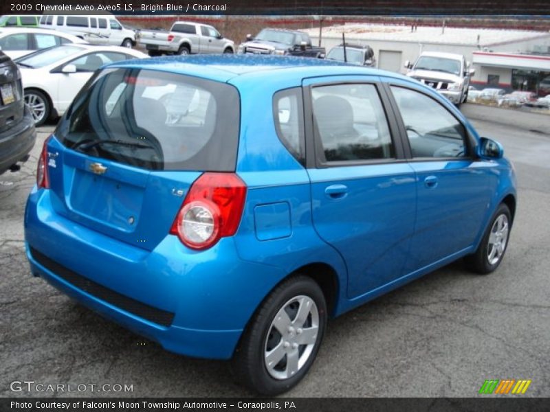 Bright Blue / Charcoal 2009 Chevrolet Aveo Aveo5 LS