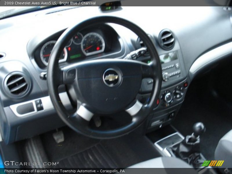 Bright Blue / Charcoal 2009 Chevrolet Aveo Aveo5 LS
