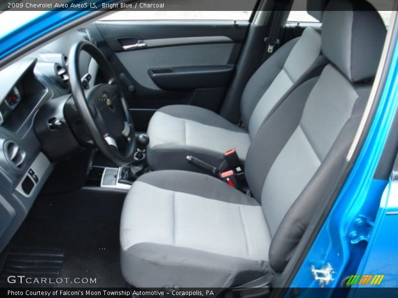 Bright Blue / Charcoal 2009 Chevrolet Aveo Aveo5 LS
