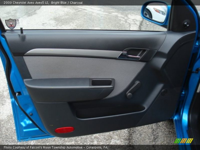 Bright Blue / Charcoal 2009 Chevrolet Aveo Aveo5 LS