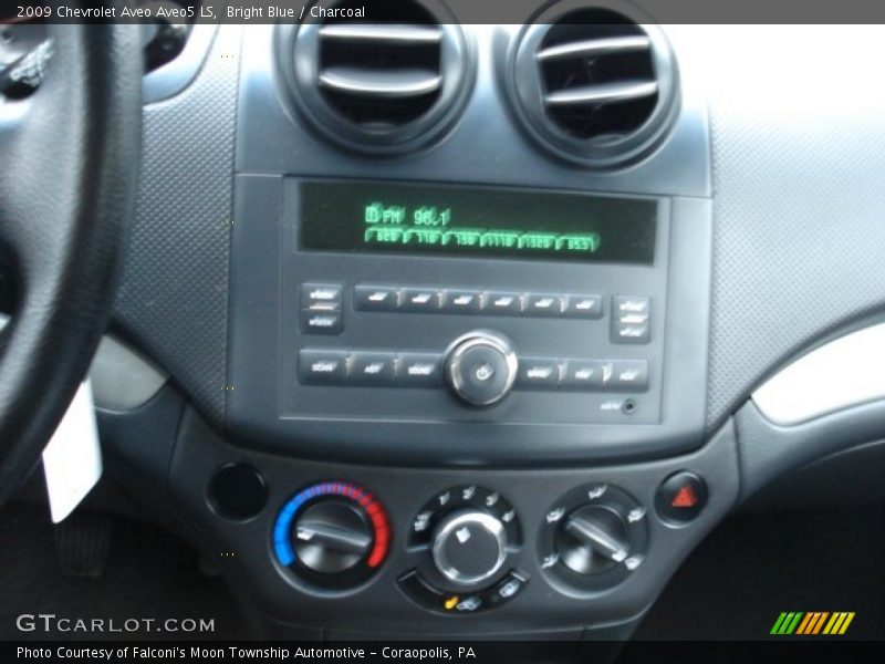 Bright Blue / Charcoal 2009 Chevrolet Aveo Aveo5 LS