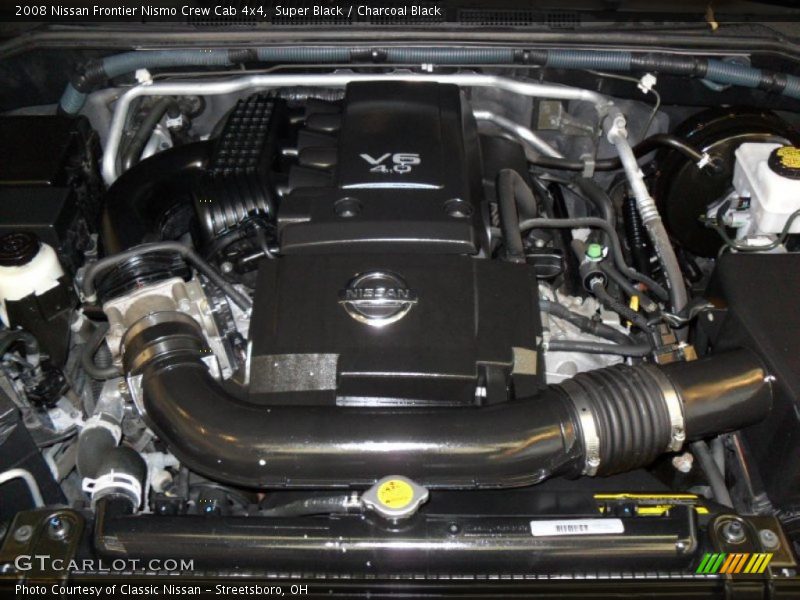 Super Black / Charcoal Black 2008 Nissan Frontier Nismo Crew Cab 4x4