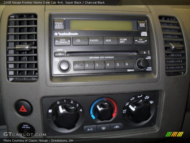 Super Black / Charcoal Black 2008 Nissan Frontier Nismo Crew Cab 4x4