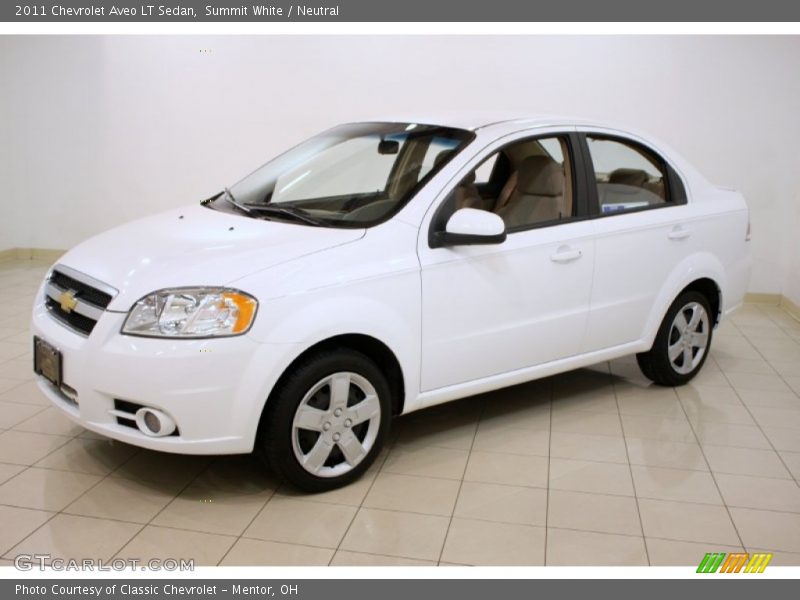 Summit White / Neutral 2011 Chevrolet Aveo LT Sedan