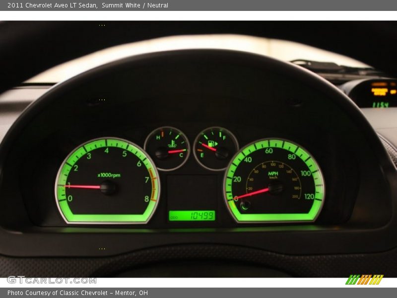 Summit White / Neutral 2011 Chevrolet Aveo LT Sedan