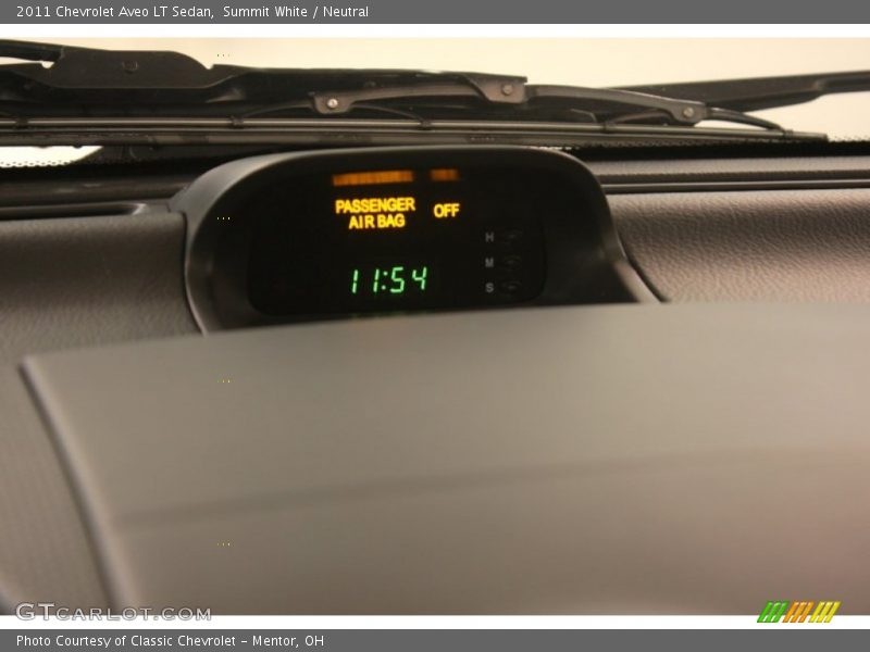 Summit White / Neutral 2011 Chevrolet Aveo LT Sedan