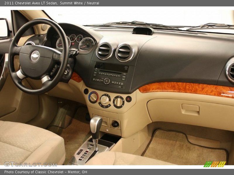 Summit White / Neutral 2011 Chevrolet Aveo LT Sedan