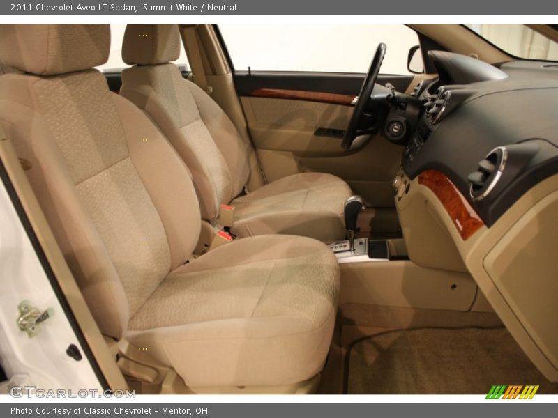 Summit White / Neutral 2011 Chevrolet Aveo LT Sedan