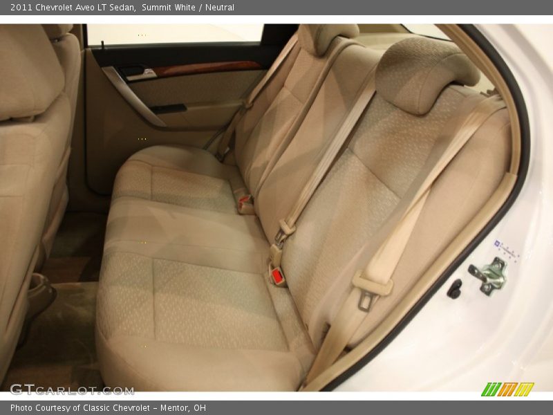 Summit White / Neutral 2011 Chevrolet Aveo LT Sedan